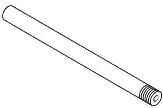 Heavy Wall tube 800mm long 
