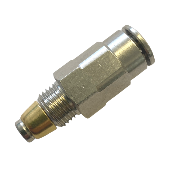 6mm to M10 Lincoln port adaptor (Push-in)
