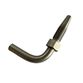 Hose Tail 90 Mild Steel - 8.6 (5/32") Hose